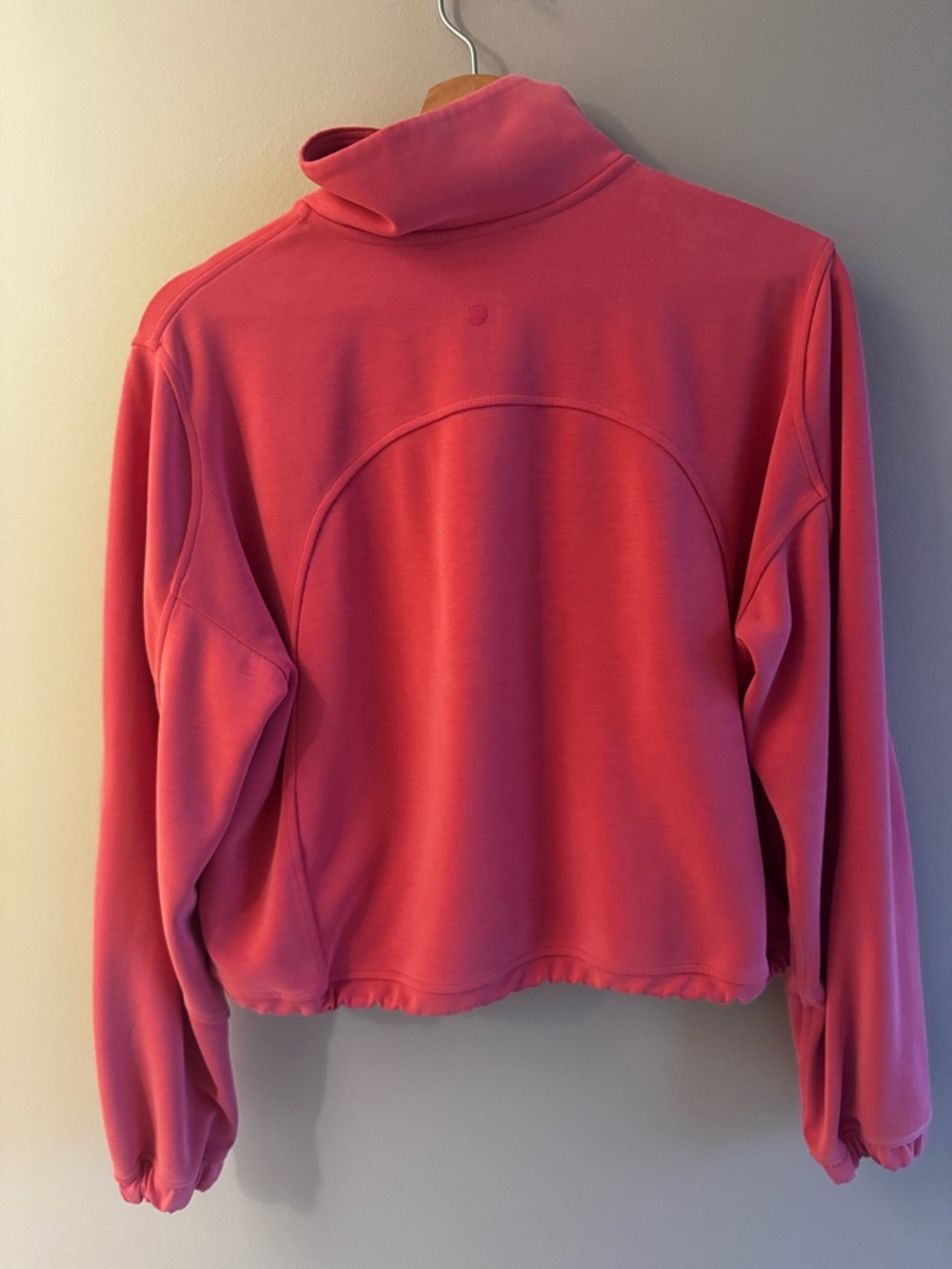Red Quarter-Zip Sweatshirt - Picture 2 of 4